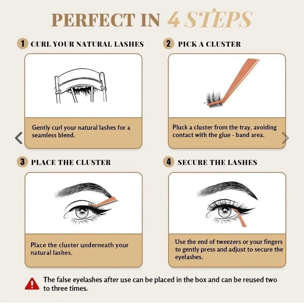 Lashterally Natural Wispy Effortless Beauty Self-Adhesive Lash Kit